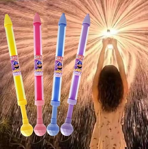 Feuerwerk Wasserpistole, Wasserspielzeug Kinder Outdoor, Feuerwerk Water Squirter, Wassersprühspielzeug Im Feuerwerksstil, für Baden, Pool, Party-Unterhaltung (4pcs E) von Dilaminaqi