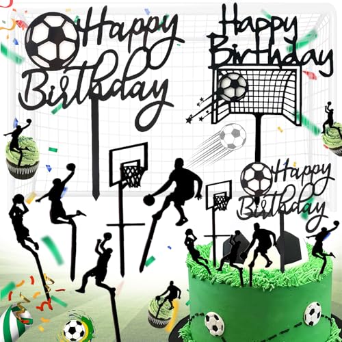 Dilightnews 7 StüCk Geburtstag Tortenaufsatz FußBall, Geburtstag Tortenstecker, FußBall Cake Toppers, Basketball Deko Geburtstag, Kuchendeko Geburtstag, FüR Festival Geburtstag Dekorationen Dilightnews 7 StüCk Geburtstag Tortenaufsatz FußBall, Geburtstag Tortenstecker, FußBall Cake Toppers, Basketball Deko Geburtstag, Kuchendeko Geburtstag, FüR Festival Geburtstag Dekorationen von Dilightnews