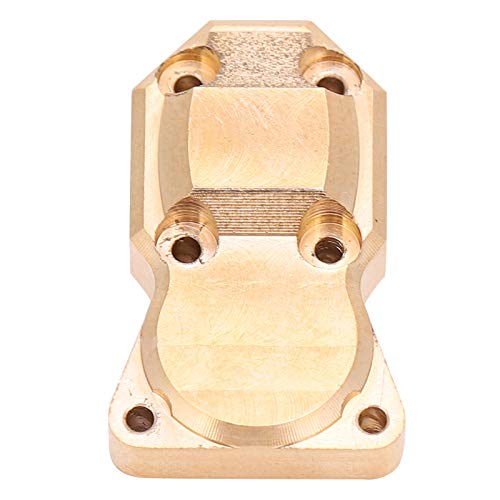 1/24 Gegengewicht Diff Cover Set, aus echtem Messing, langlebig und verschleißfest für Axial SCX24 90081 AXI00002 RC Car 1/24 Gegengewicht Diff Cover Set, aus echtem Messing, langlebig und verschleißfest für Axial SCX24 90081 AXI00002 RC Car von Dilwe