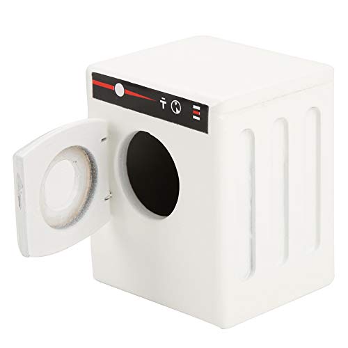 1:12 Puppenhausmöbel, Miniatur-Puppenhaus-Waschmaschine, Mini-Waschmaschine, Trockner-Modell für Puppenhausmöbel (White) von Dilwe