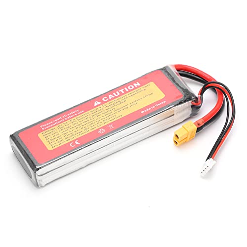11,1 V 3500 MAh Lipo-Akku, 3S 60C RC-Akku mit XT60-Stecker Passend f¨¹r 11,1 V 3500 MAh Lipo-Akku Aircraft Model Parts f¨¹r RC-Autos, LKW, Hubschrauber, Drohne usw. RC-Autoteil von Dilwe