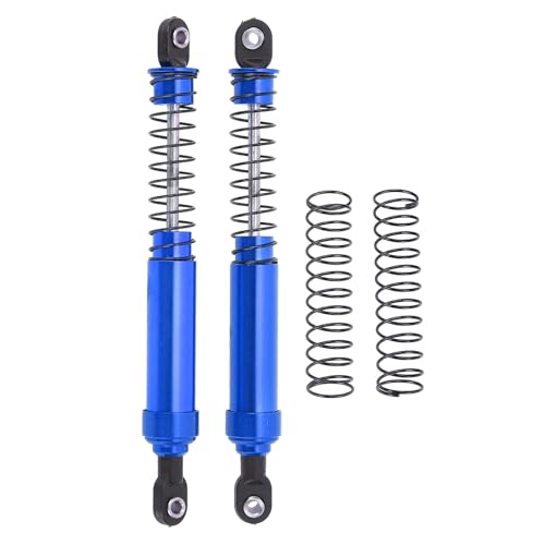 115 Mm Metall 1/10 RC Crawler StoßDämpfer Upgrade Teile für SCX10 RC Auto, Aluminiumlegierung Vorne Hinten Dämpfer mit Öldrucksystem Kompatibel mit Gen7 Gen8 (BLUE) von Dilwe