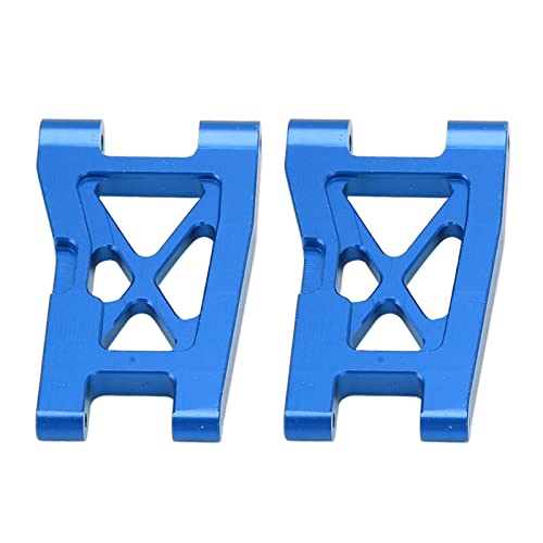 2 TLG. RC Querlenker Vorne Hinten, RC Car Aluminium Vorne Hinten Querlenker Set Kompatibel mit LaTrax Teton 76054‑1 1/18 RC Trunk(Blau) von Dilwe