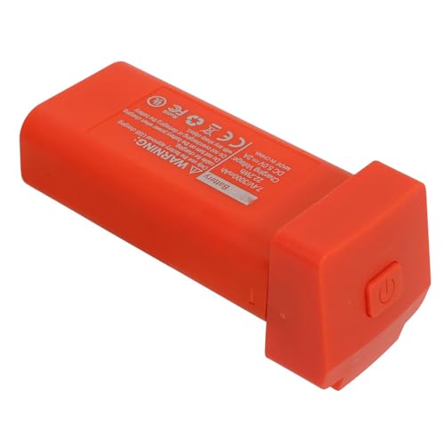 3000 MAh RC Drone Lithium Batterie 7, 4 V Ersatz für LYZRC L800 PRO2, Leicht Tragbar mit Langer Batterielebensdauer (ORANGE von Dilwe