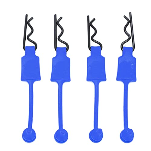 4PCS 1/10 RC Auto Shell Bolt , RC Car Shell Bolt Clip Modell Karosserie Clips Pins Kompatibel mit ARRMA Axial SCX10 Redcat GEN8 RC Car(Dunkelblau) von Dilwe
