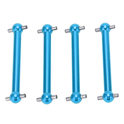 4pcs RC Dog Bone Antriebswelle, Aluminiumlegierung Vorne und Hinten Dog Bone für Tamiya TT02B 1/10 RC Auto(Blau) von Dilwe