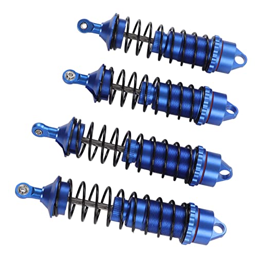 4pcs RC Stoßdämpfer Vorne Hinten, 3 Farben, 130 Mm / 117 Mm, für ARRMA 1/8 für Typhon für Outcast Aluminiumlegierung RC Car Spring Damper (Blau) von Dilwe