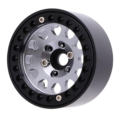 Dilwe 1,9 Zoll RC Rad Hub, Aluminium -Leichtmetallrad -Hub für die Meisten 1/10 RC -Crawler (Ti) von Dilwe