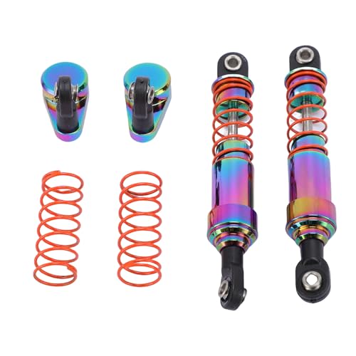 Dilwe 1 Paar 85 Mm RC Öldruckschockdämpfer, Aluminiumlegierung Farbbeschichtung Stoßdämpfer Kit Dilwe 1 Paar 85 Mm RC Öldruckschockdämpfer, Aluminiumlegierung Farbbeschichtung Stoßdämpfer Kit von Dilwe