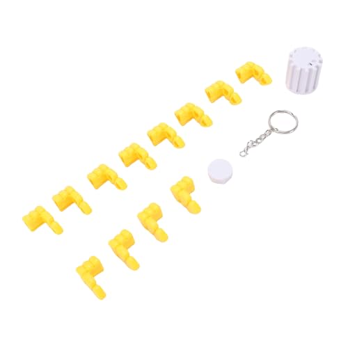 Dilwe 10 Sets Maisbausteine, DIY Mais 3D Schlüsselbund Kindererziehungspuartsspielzeug für Kinder von Dilwe