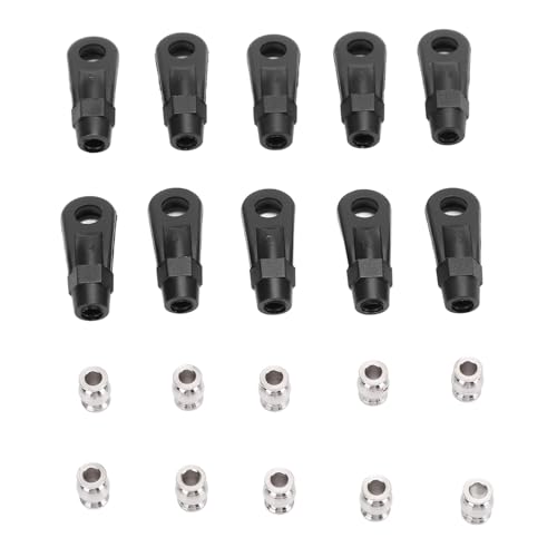 Dilwe 10PCS M4 RC Link Rod Ends, M4 Link Rod Ball Ends Set Kunststoff Spurstangenkopf Kugelgelenk Link für Axial SCX10 I II III Dilwe 10PCS M4 RC Link Rod Ends, M4 Link Rod Ball Ends Set Kunststoff Spurstangenkopf Kugelgelenk Link für Axial SCX10 I II III von Dilwe