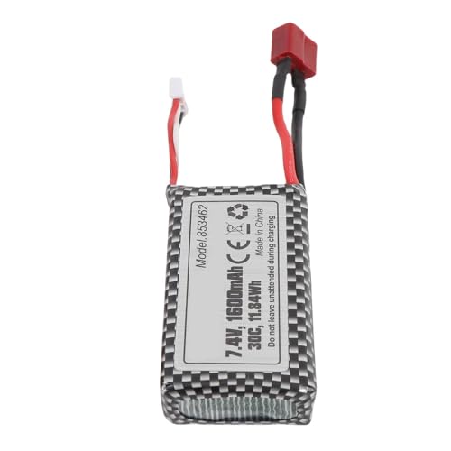 Dilwe 1600mAh 2s RC Lipo -Batterie, Fernbedienungs -Lipo -Batterie mit T -Stecker für HBX 3101A 3100A 2996A 2997A RC Car Dilwe 1600mAh 2s RC Lipo -Batterie, Fernbedienungs -Lipo -Batterie mit T -Stecker für HBX 3101A 3100A 2996A 2997A RC Car von Dilwe