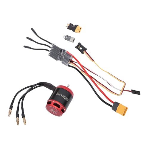 Dilwe 1850 KV Bürstenloser ESC -Motorset, USB -Stecker, RC -Autos, Crawler, Leichtflugzeuge für Axiale SCX10 RC -Crawler -Teile von Dilwe
