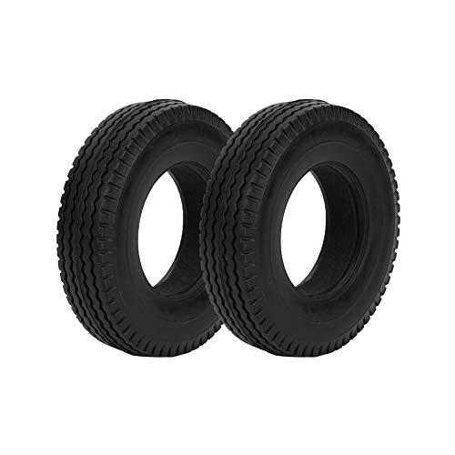 2 PCs Verschleißfeste Gummireifen 85x21mm für 1/14 RC Truck Tractor Reifen aus Gummi von Dilwe