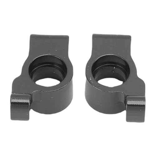 Dilwe 2 STÜCKE RC-Hinterrad-Lenkbecher, Ersatzteile für die Lenkung aus Legierung, Links und Rechts, Wechsel des Hinteren Kraftbechers für Autos Im Maßstab 1/24 (Black) von Dilwe