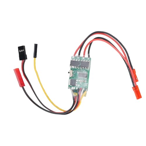 Dilwe 2 Way 5A Gebürstete ESC -Elektrik -Speed -Controller für RC -Auto, Legierte ABS Hohe Sicherheit RC T ANK ESC mit Temperaturerfassung, Signalverlustschutz für das Boot Dilwe 2 Way 5A Gebürstete ESC -Elektrik -Speed -Controller für RC -Auto, Legierte ABS Hohe Sicherheit RC T ANK ESC mit Temperaturerfassung, Signalverlustschutz für das Boot von Dilwe