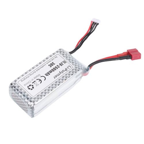 Dilwe 2500mAh RC -Bootsbatterie, Wiederaufladbare T -Stecker 3S RC -Bootsbatterie mit USB -LadegeräT für Remote -App -gesteuerte Fahrzeug Dilwe 2500mAh RC -Bootsbatterie, Wiederaufladbare T -Stecker 3S RC -Bootsbatterie mit USB -LadegeräT für Remote -App -gesteuerte Fahrzeug von Dilwe