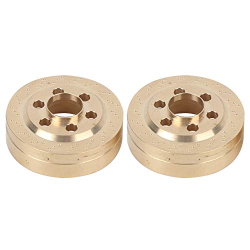 2PCS Messing Gegengewicht Balance Gewicht Ersatzteile Passend für SCX10 RC Crawler Kletterauto(Dicker Typ) von Dilwe