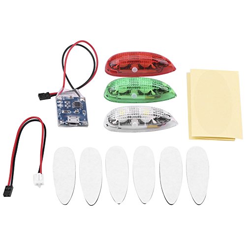 3 stücke rc fix flügel licht, rc drahtlose led licht für rc fix flügel flugzeug flugzeug hubschrauber von Dilwe