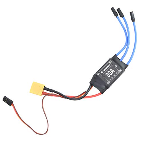Dilwe 30A Brushless ESC, XT60 Stecker, RC Aircraft Brushless ESC, Elektronischer Geschwindigkeitsregler RC-Autozubehör Geeignet für RC-Fernbedienungsdrohne, Hubschrauber usw. Dilwe 30A Brushless ESC, XT60 Stecker, RC Aircraft Brushless ESC, Elektronischer Geschwindigkeitsregler RC-Autozubehör Geeignet für RC-Fernbedienungsdrohne, Hubschrauber usw. von Dilwe