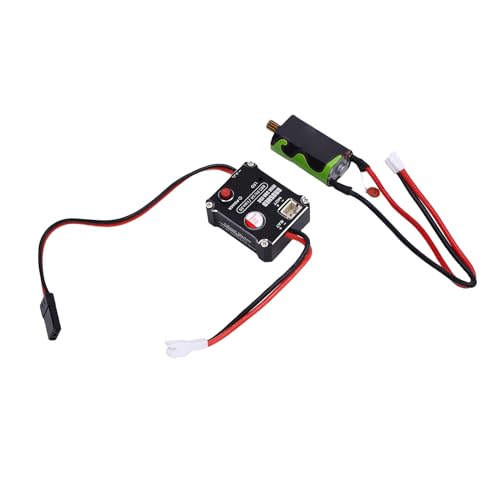 Dilwe 30a Gebürstete ESC- und 50 -t -Motor -Kombination für 1/24 RC -Upgrade mit Aluminiumlegierung Wärme -Dissipation Dual -Modus -Schalten Zum Klettern auf der Straße von Dilwe