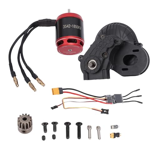 Dilwe 3542 1850 KV Bürstenloser Motor mit AM32 Open Source 80A Bürstenloser ESC, RC Motor Electric Speed Controller Verbessert Teile für Axiales SCX10 RC Crawler Car Dilwe 3542 1850 KV Bürstenloser Motor mit AM32 Open Source 80A Bürstenloser ESC, RC Motor Electric Speed Controller Verbessert Teile für Axiales SCX10 RC Crawler Car von Dilwe