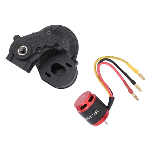 Dilwe 3542 Motorersatz, Niedriger Linearer Bürstenloser Außenläufermotor mit 4,0-Bananenstecker für 90046 1/10 RC Crawler Car Dilwe 3542 Motorersatz, Niedriger Linearer Bürstenloser Außenläufermotor mit 4,0-Bananenstecker für 90046 1/10 RC Crawler Car von Dilwe