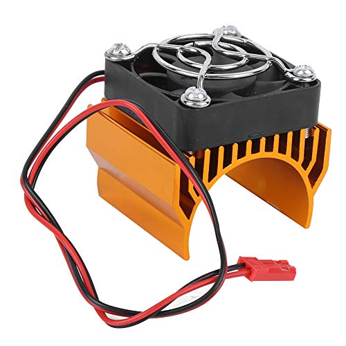 36MM Motor Kühlkörper Kühler Fin Fahrzeuge Kraftteile Passend für RC Car 540/3650/3660/3670 Motor Kits im Maßstab 1:10(Gold) von Dilwe