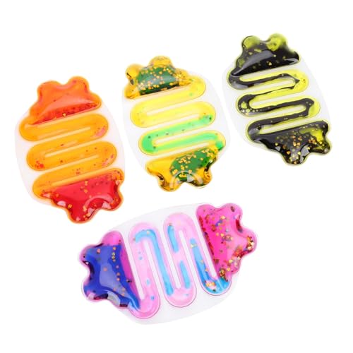Dilwe 4 Pack -Squeeze -Zappelspielzeug für Kinder, Sensorische Röhre mit Glitzer -Pailletten, Stress Angst Erleichterung Beruhigungsspielzeug für Kinder Kleinkinder Erwachsene Dilwe 4 Pack -Squeeze -Zappelspielzeug für Kinder, Sensorische Röhre mit Glitzer -Pailletten, Stress Angst Erleichterung Beruhigungsspielzeug für Kinder Kleinkinder Erwachsene von Dilwe