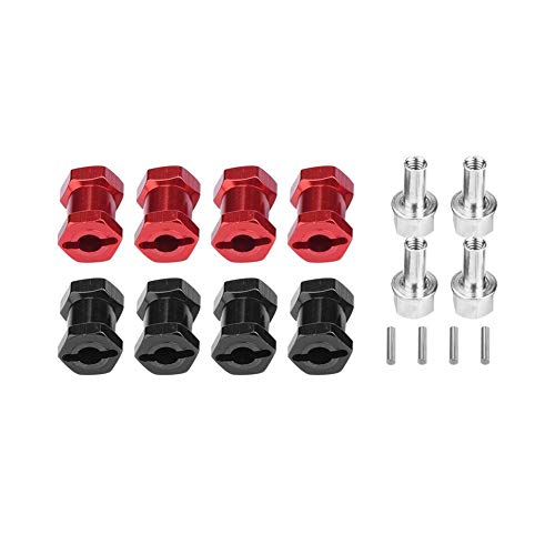 4 Stücke RC Auto Radnabe Adapter, RC Rad Hex Hub Metall Adapter für Hsp Redcat Fernbedienung Crawler Upgrade Teil(17 mm) von Dilwe