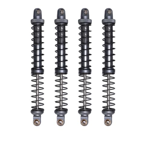 Dilwe 4PCS 1/10 RC -Stoßdämpfer, Legier -RC -Federungskit mit 8 Ersatzfedern 120 Mm für eine Verbesserte Stabilität (Ti) von Dilwe