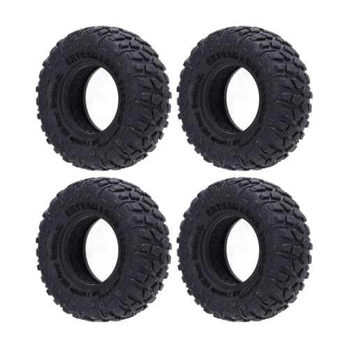 Dilwe 4PCS Gummireifen 55x19mm Grit Block Muster Reifen mit Schwammeinsätzen für 1,0 Zoll 1/18 1/24 RC Crawler Auto Axial SCX24 FMS FCX24 AX24 Dilwe 4PCS Gummireifen 55x19mm Grit Block Muster Reifen mit Schwammeinsätzen für 1,0 Zoll 1/18 1/24 RC Crawler Auto Axial SCX24 FMS FCX24 AX24 von Dilwe