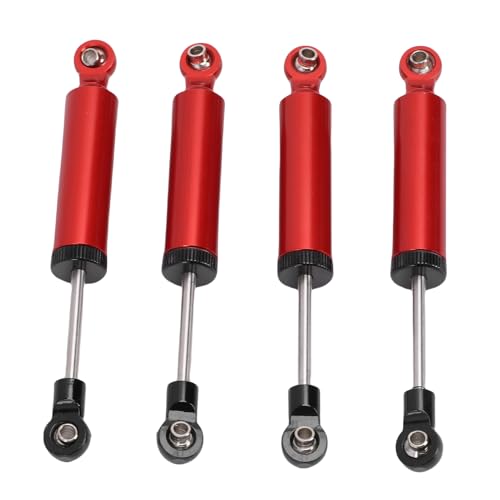 Dilwe 4PCS RC -Auto -Stoßdämpfer 90 -mm -Legierungsöldruckschockdämpfer für 1/10 RC -Autozubehör für eine Verbesserte Leistung (Rot) von Dilwe