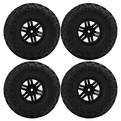Dilwe 4pcs RC - und Reifen 125 Mm, Vordere Hintere mit Dreieckiger Körnung, Ideal für 1/10 RC -Auto -Crawler, RC -Zubehör von Dilwe