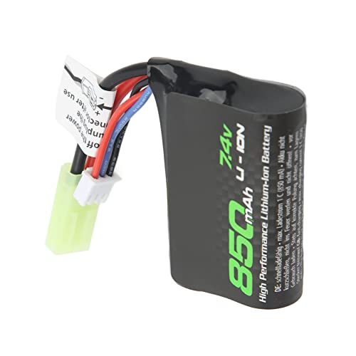 Dilwe 7,4 V 850 MAh Lipo-Akku, 850 MAh Lithium-Akku, RC-Auto-Lithium-Akku Lipo-Akku für 1:16 Fernbedienung Geländewagen RC Crawler Armaturen Dilwe 7,4 V 850 MAh Lipo-Akku, 850 MAh Lithium-Akku, RC-Auto-Lithium-Akku Lipo-Akku für 1:16 Fernbedienung Geländewagen RC Crawler Armaturen von Dilwe
