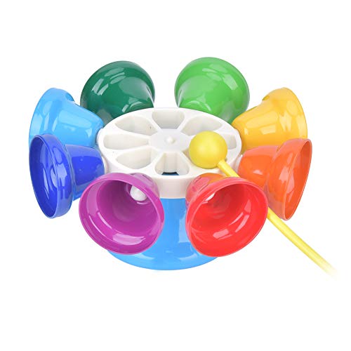 Dilwe 8-Note-Musikglocken-Bildungsspielzeug für Kinder Handperkussion, Exquisites Orff-Instrument Zum Unterhaltsamen Lernen, Langlebiger Metall + Kunststoff, Geeignet für Musikunterricht Dilwe 8-Note-Musikglocken-Bildungsspielzeug für Kinder Handperkussion, Exquisites Orff-Instrument Zum Unterhaltsamen Lernen, Langlebiger Metall + Kunststoff, Geeignet für Musikunterricht von Dilwe