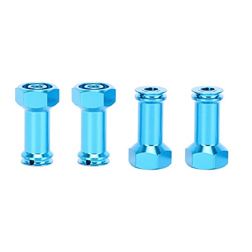 Dilwe Aluminiumlegierungs -Erweiterungsadapter -Rad Hub für Wltoys 1/14 144001 RC Auto Accessoires, Verschleißfestes Material (Blau S1266B) von Dilwe