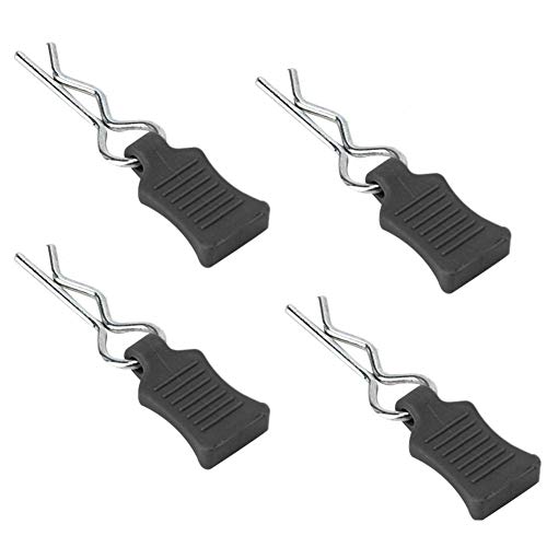 Body Shell Clip Pin, RC Zubehör mit Befestigungshalterung Geeignet für 1/8, 1/10, 1/12 RC Car(Schwarz) von Dilwe