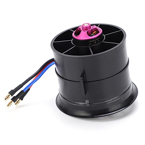 Dilwe EDF 70mm 12 Blätter Kanal, CW/CCW, 6S 2100KV ESC Geschwindigkeit Regler Set Verbund Material für RC-Auto (CCW) von Dilwe