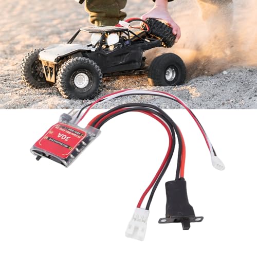 Dilwe ESC, 30A Gebürstete Elektronische Geschwindigkeitsregler mit Bremse für 1/18 1/24 1/32 Skala RC -Autos Kompakt für 2s Lipo/nimh Dilwe ESC, 30A Gebürstete Elektronische Geschwindigkeitsregler mit Bremse für 1/18 1/24 1/32 Skala RC -Autos Kompakt für 2s Lipo/nimh von Dilwe