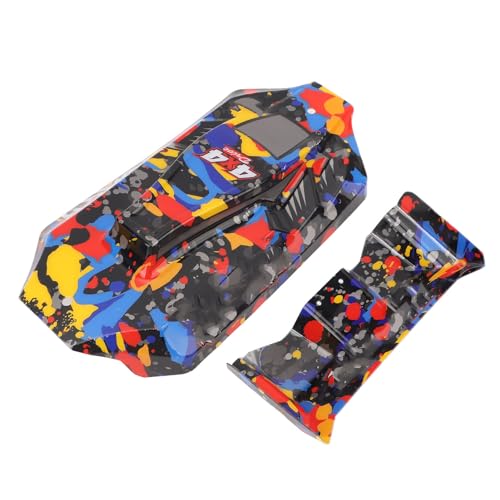 Dilwe RC Car Shell Cover, mit Heckflügel, Kunststoffmaterial, für WLtoys 124007 RC Car von Dilwe