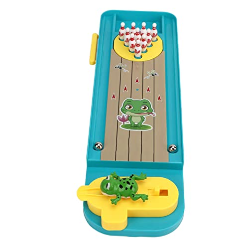 Dilwe Frosch Bowling -Schreibtisch Spiel Tragbares Plastikkatapult Ball Spielzeug für Blau, Halloween Dilwe Frosch Bowling -Schreibtisch Spiel Tragbares Plastikkatapult Ball Spielzeug für Blau, Halloween von Dilwe