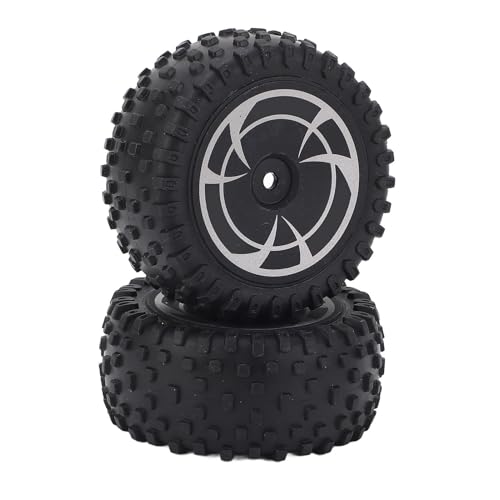 Dilwe Gummireifen mit Kunststoffnabe für RC-Car-Hinterräder, Ersatzteilzubehör, Ideal für Modell 144016-2989 Dilwe Gummireifen mit Kunststoffnabe für RC-Car-Hinterräder, Ersatzteilzubehör, Ideal für Modell 144016-2989 von Dilwe