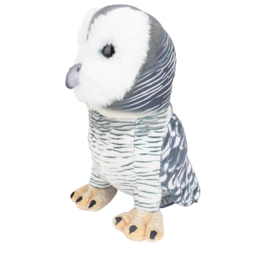 Dilwe Handgefertigtes Lebensechtiges 9,84-Zoll-Eulenspielzeug, Ultra-weiches Plüschmaterial Zum Kuscheln, Ausdrucksstarke Augen, Ideal für Kindergartendekor, Spieler, Geburtstage und Feiertage von Dilwe