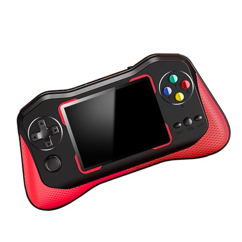 Dilwe Handheld-Spielekonsole, 3,5-Zoll-Großbildschirm, Integrierte 500 Spiele, Kratzfestes ABS-Retro-Handheld-Spielekonsole, Elektronisches Spielzeug (Rot) von Dilwe