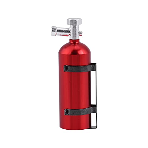 Dilwe Hochwertiges Mini-Feuerlöscherspielzeug für RC-Auto, Tragen, Geeignet für CC01 SCX10-4 D90, 27,7 G Rotes Metallmaterial Dilwe Hochwertiges Mini-Feuerlöscherspielzeug für RC-Auto, Tragen, Geeignet für CC01 SCX10-4 D90, 27,7 G Rotes Metallmaterial von Dilwe