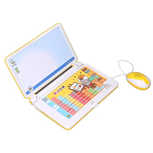 Dilwe Kinder-Laptop mit Lustigen Soundeffekten und Farbenfrohen Illustrationen, Englischer Mathe-Rechtschreib-Vorschul-Laptop für Kleinkinder, und Mädchen Dilwe Kinder-Laptop mit Lustigen Soundeffekten und Farbenfrohen Illustrationen, Englischer Mathe-Rechtschreib-Vorschul-Laptop für Kleinkinder, und Mädchen von Dilwe