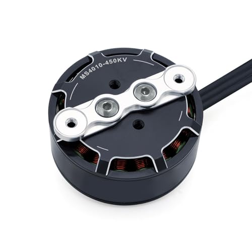 Dilwe MS4010 450 KV Bürstenloser Motor, 24-Pole-Außenmotor mit Hoher Torsion mit 6-mm-Wellen-Aluminiumpropteradapter Dilwe MS4010 450 KV Bürstenloser Motor, 24-Pole-Außenmotor mit Hoher Torsion mit 6-mm-Wellen-Aluminiumpropteradapter von Dilwe