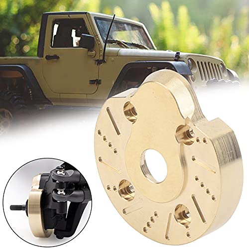Dilwe Messing Schergewicht, 2 Stück RC Messing Schwergewicht Kompatibel MIT Axial SCX10 III AXI03007 MODENGEN CAR Modell Teile Modell Spielzeug von Dilwe