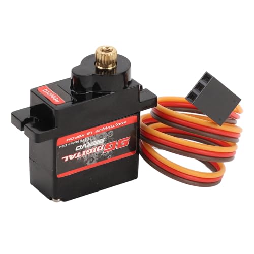 Dilwe Micro Servo für RC Roboter Auto Hubschrauber Flugzeug mit Kupfer Zahnrad Hohe Torsion Leistung für RC Auto, Modell Flugzeug, RC Flugzeug, Kleiner Roboter Dilwe Micro Servo für RC Roboter Auto Hubschrauber Flugzeug mit Kupfer Zahnrad Hohe Torsion Leistung für RC Auto, Modell Flugzeug, RC Flugzeug, Kleiner Roboter von Dilwe
